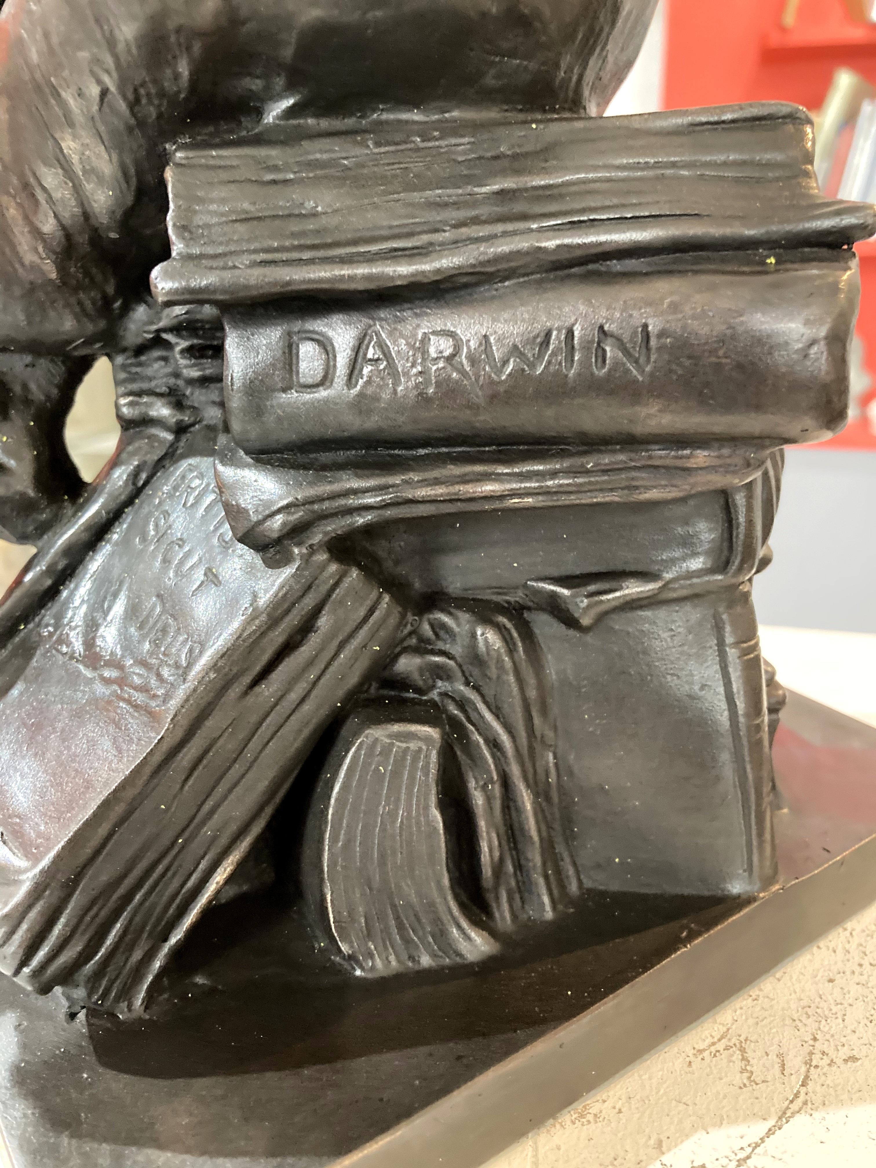 DARWIN volume and book modelling on the Edinburgh bronze
