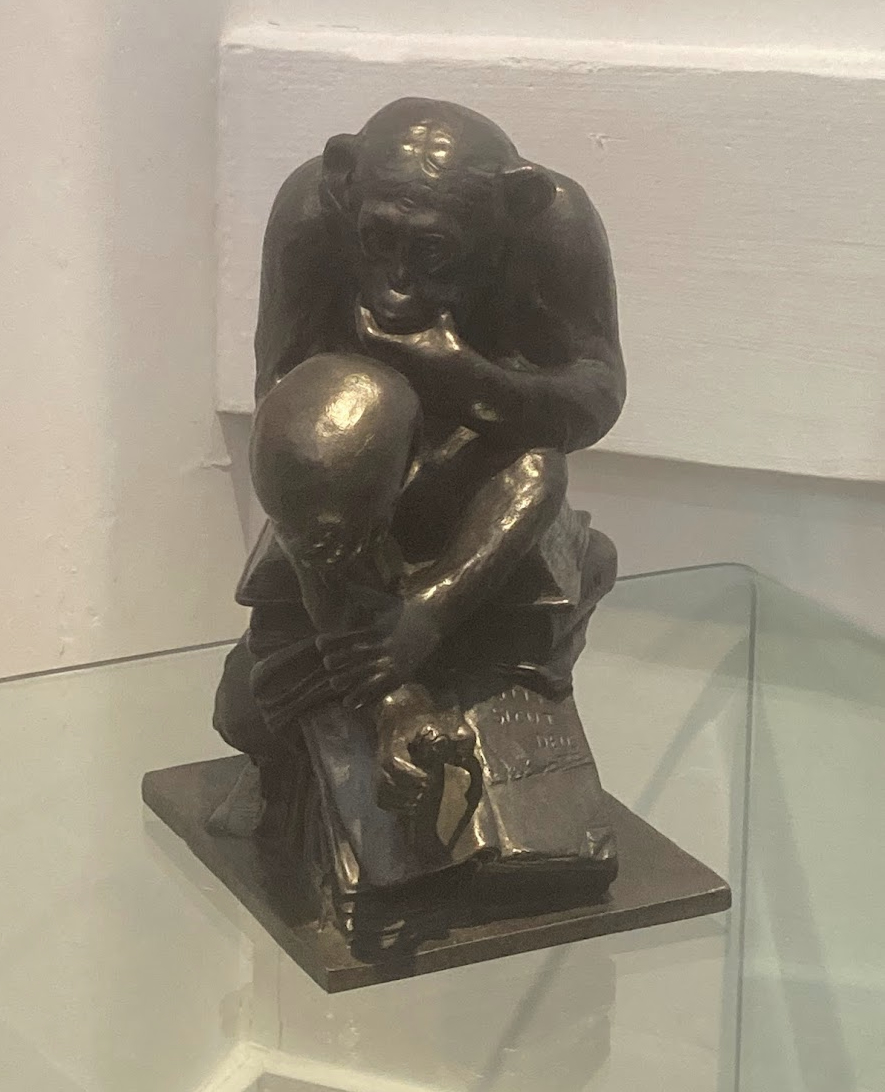 Photograph of Affe mit Schädel in an owner’s collection
